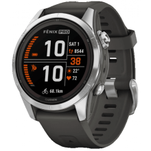 Garmin Fenix 7S Pro Solar Silver / Graphite Band