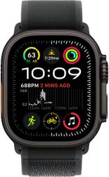 Apple Watch Ultra 2 (2024) 49mm Black Titanium Case with Black Trail Loop (M/L)