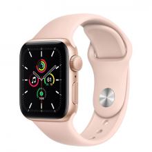 Apple Watch SE 40mm GPS Gold Aluminum Case with Rose Gold Sport Band