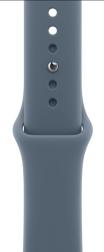 Apple Watch Series 11 46mm Space Gray Aluminum Case with Anchor Blue Sport Band