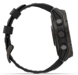 Смарт-часы Garmin Fenix 8 Pro 51 mm Amoled Sapphire, Carbon Gray DLC Titanium with Black/Pebble Gray Silicone Band (010-03199-00)