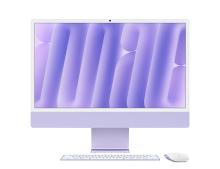 Моноблок Apple iMac 24 Retina 4,5K (M4, 8C CPU/8C GPU, 2024), 16 Гб, 256 Гб SSD, фиолетовый