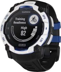 Смарт-часы Garmin Instinct 3 50 mm Solar, Whitestone with Black/Bolt Blue Band (010-02935-03)
